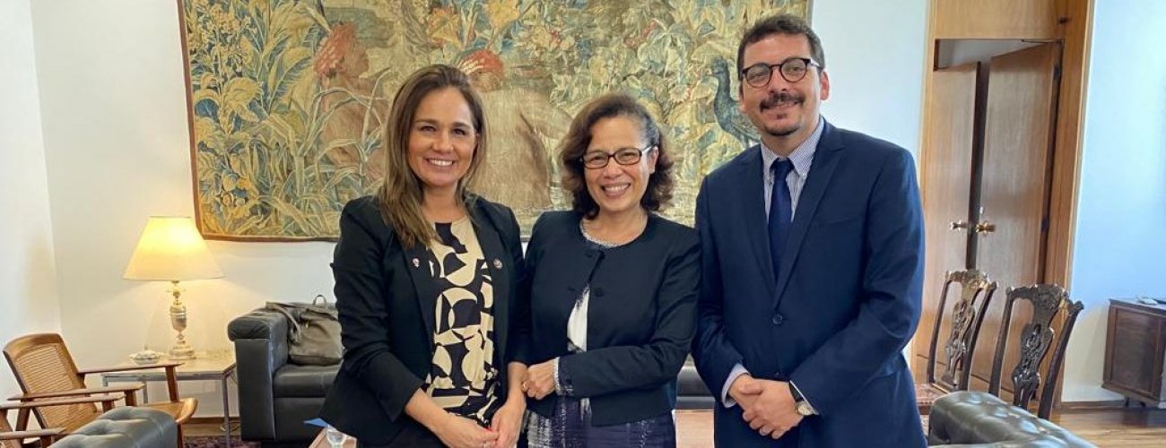 Subsecretaria de Relaciones Exteriores se reúne con autoridades de Brasil