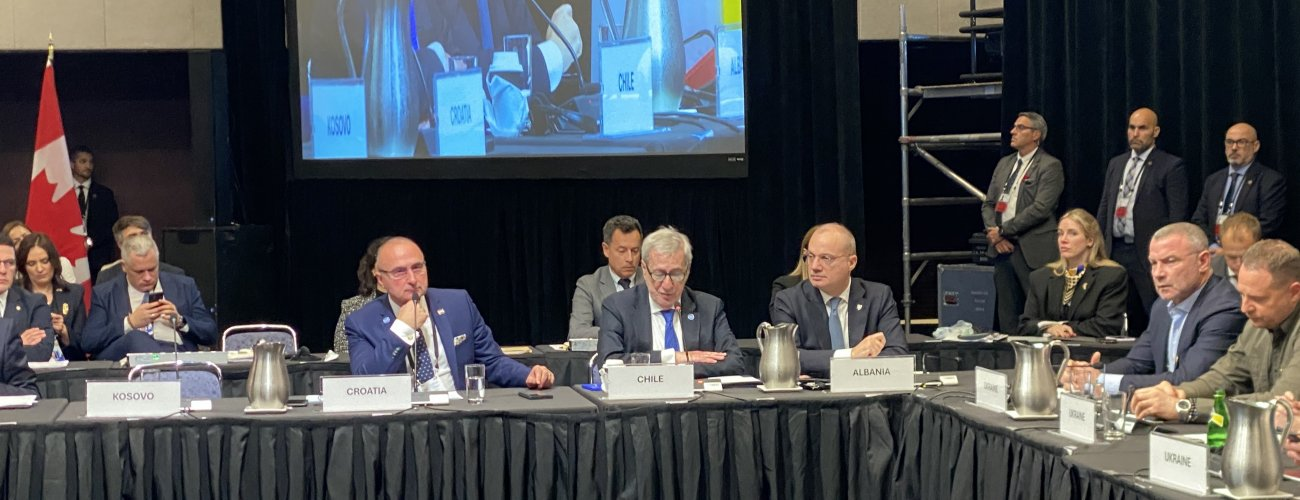 Canciller en Conferencia por Ucrania: “Somos profundamente conscientes del sufrimiento padecido por el pueblo ucraniano”