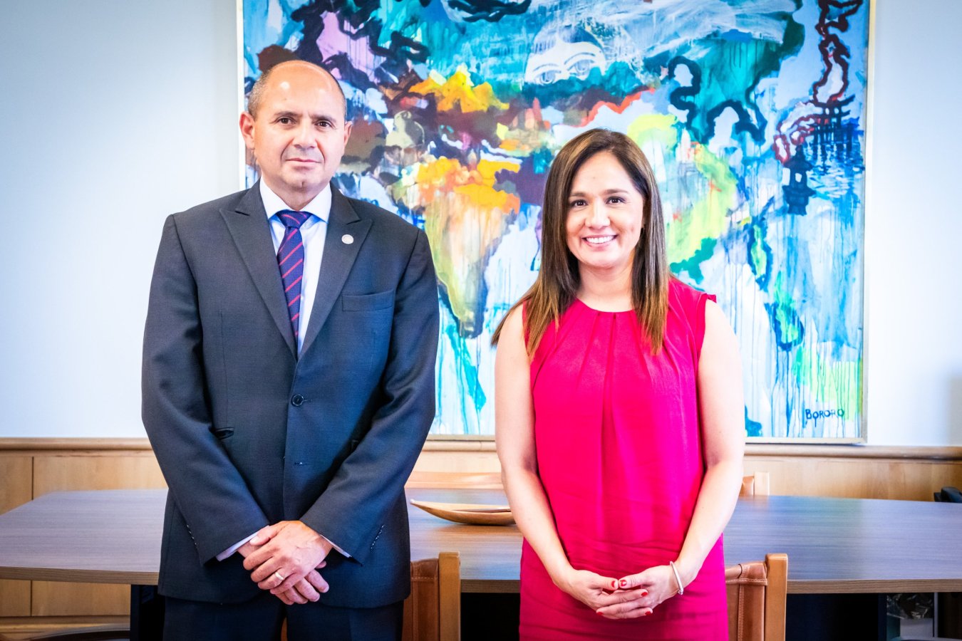 Subsecretaria se reúne con viceministro de Asuntos Multilaterales de Costa Rica