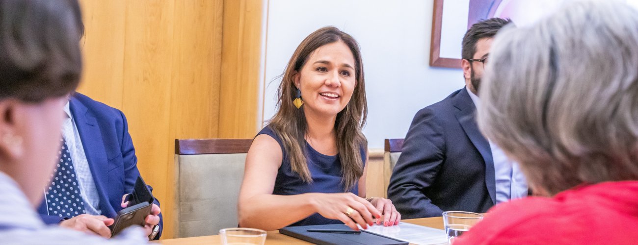 Subsecretaria se reúne con el capítulo chileno del Grupo de Mujeres Bolivia - Chile