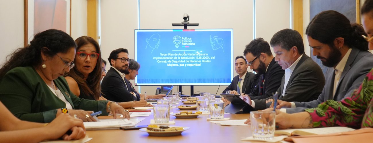 Canciller (s) encabeza reunión sobre el Tercer Plan de Acción Nacional de la Resolución 1325