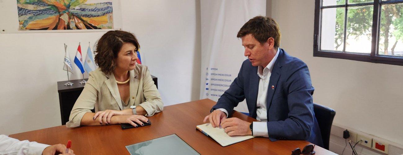 Embajador Pascual se reúne con nueva directora ejecutiva del Ippdh