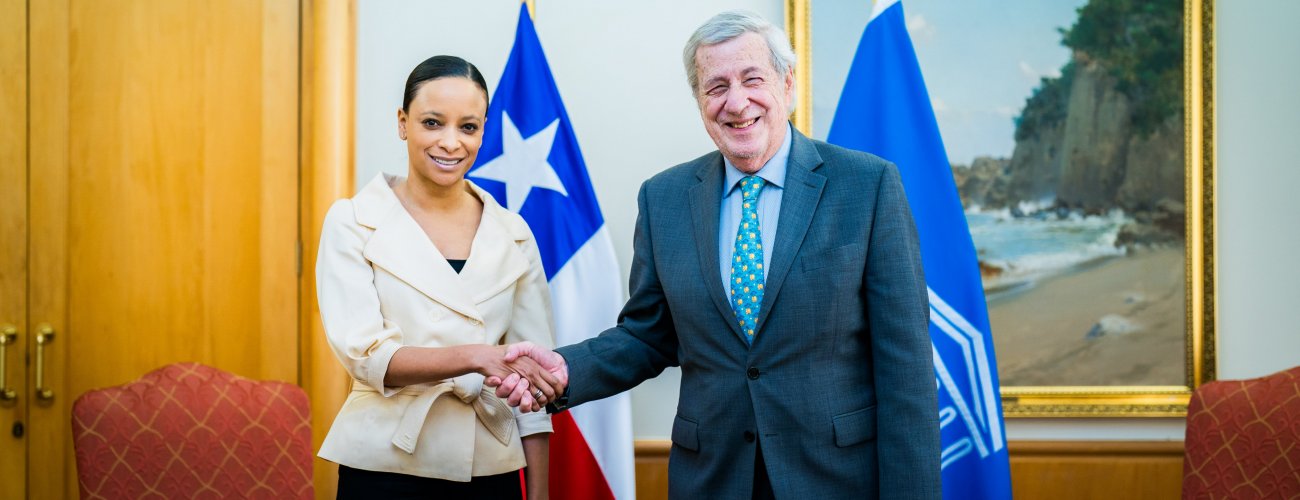 Canciller se reúne con nueva directora de la Oficina Regional Multisectorial de la Unesco
