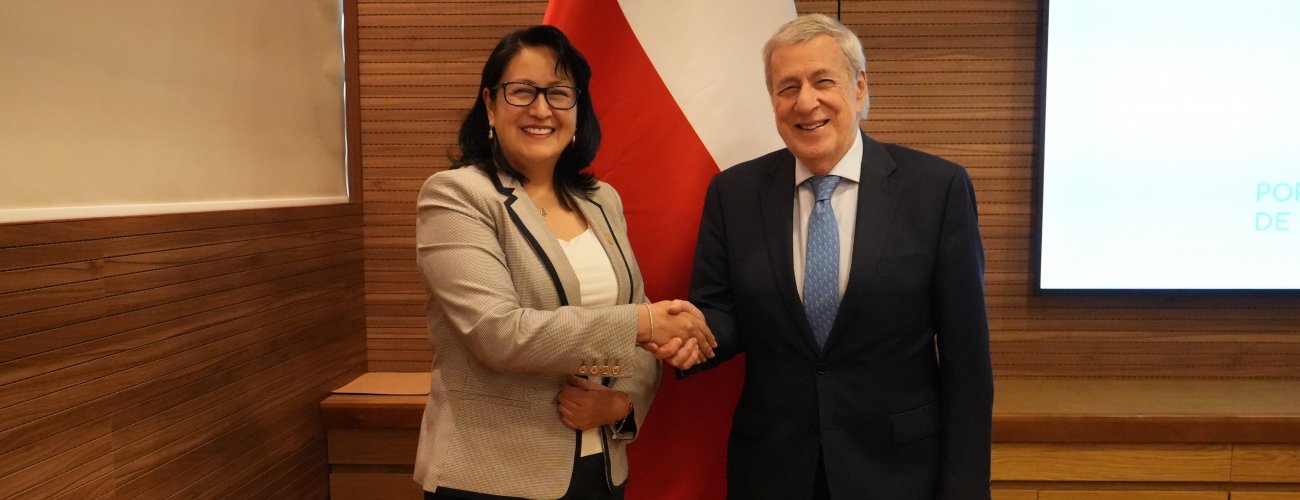 Canciller se reúne con contralora general (s) de la República