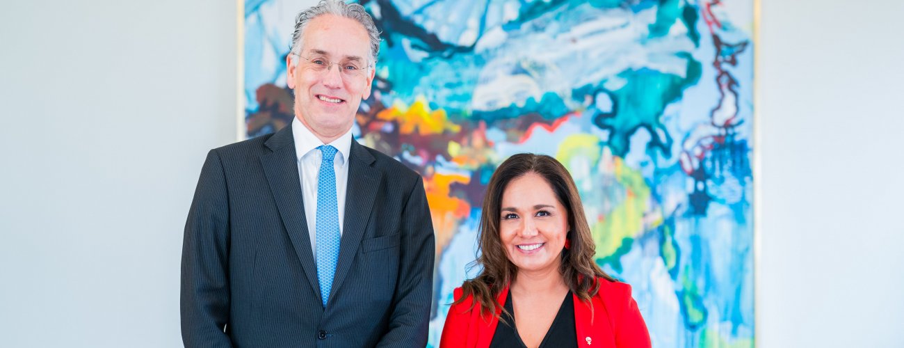 Subsecretaria Gloria de la Fuente se reúne con el secretario general del Ministerio de Relaciones Exteriores de Países Bajos