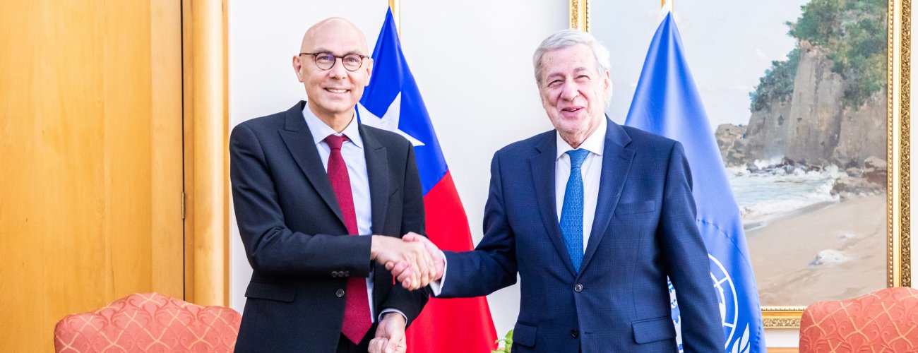 Canciller se reúne con alto comisionado de Naciones Unidas para los Derechos Humanos