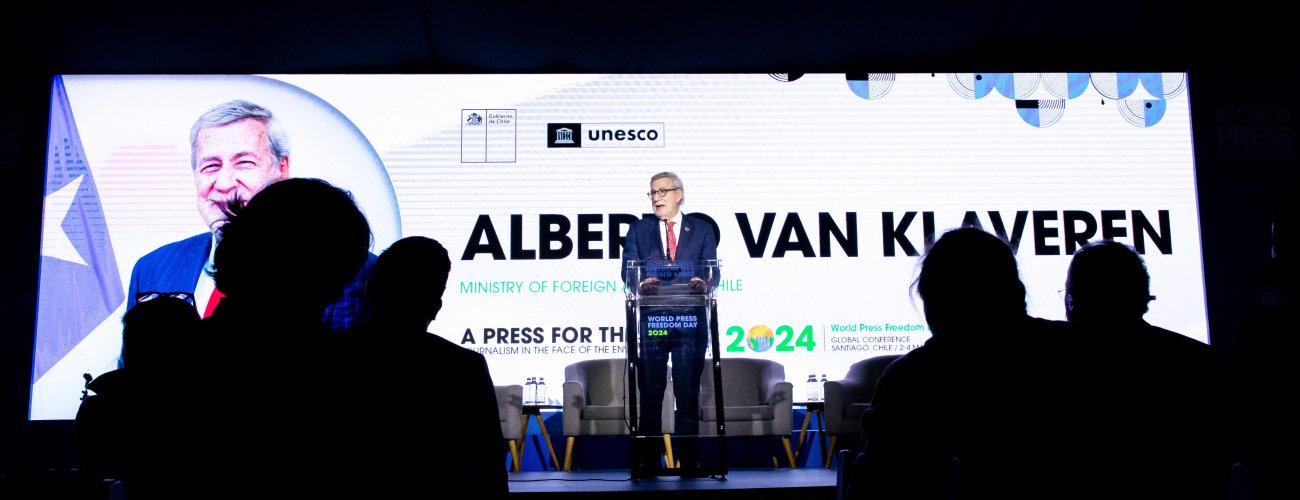 Canciller participa en la clausura de la Conferencia del Día Mundial de la Libertad de Prensa