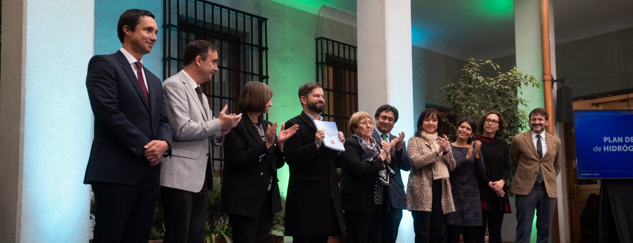 Canciller participa en la ceremonia de entrega del Plan de Acción de Hidrógeno Verde