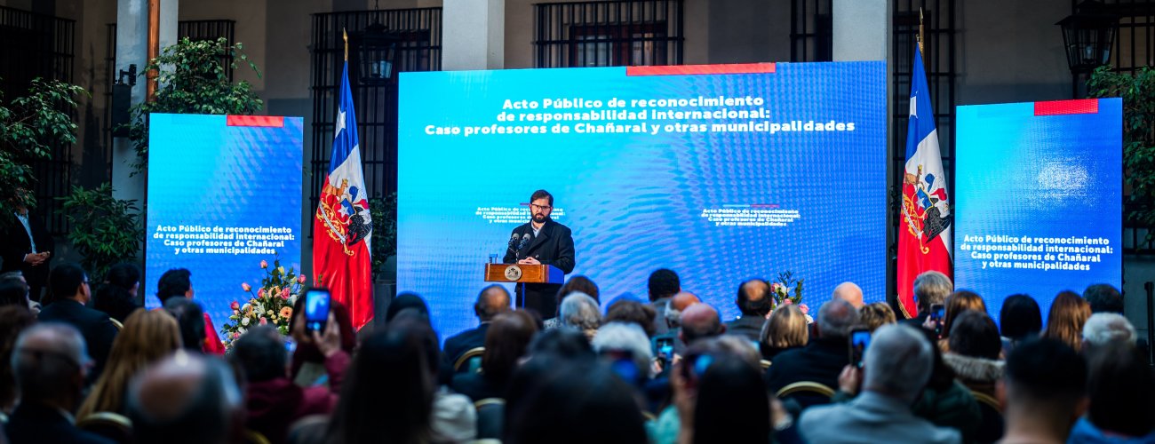 Cancillería participa en acto público de reconocimiento de responsabilidad internacional del Caso profesores de Chañaral y otras municipalidades