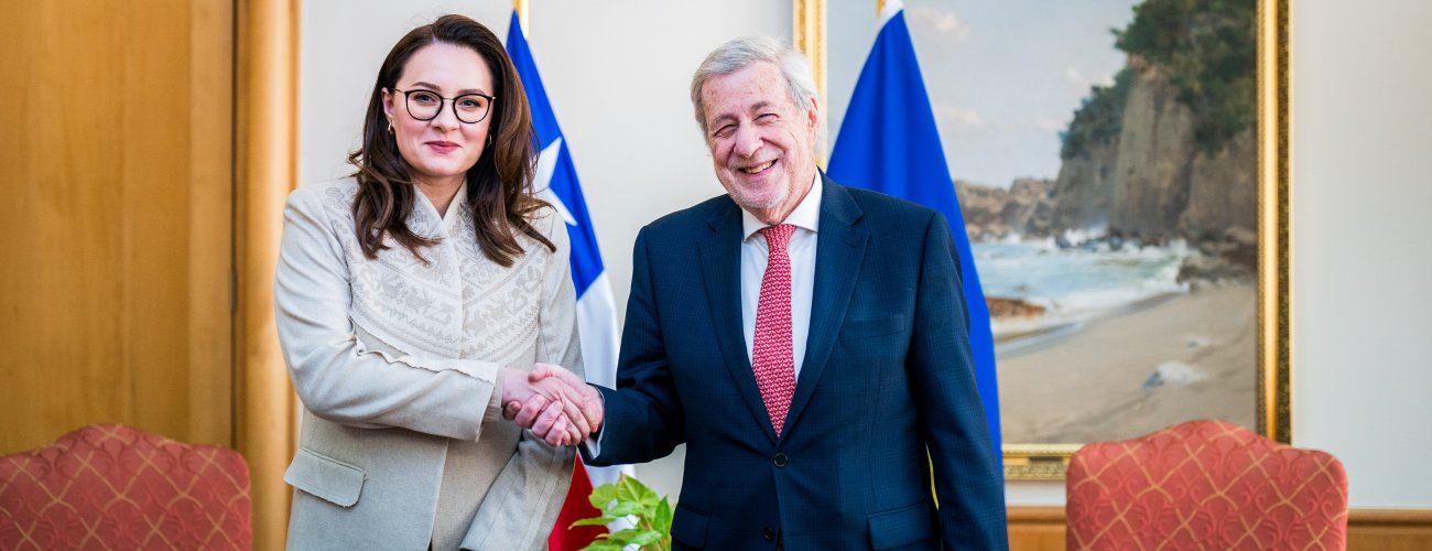 Canciller se reúne con viceprimera ministra de Ucrania
