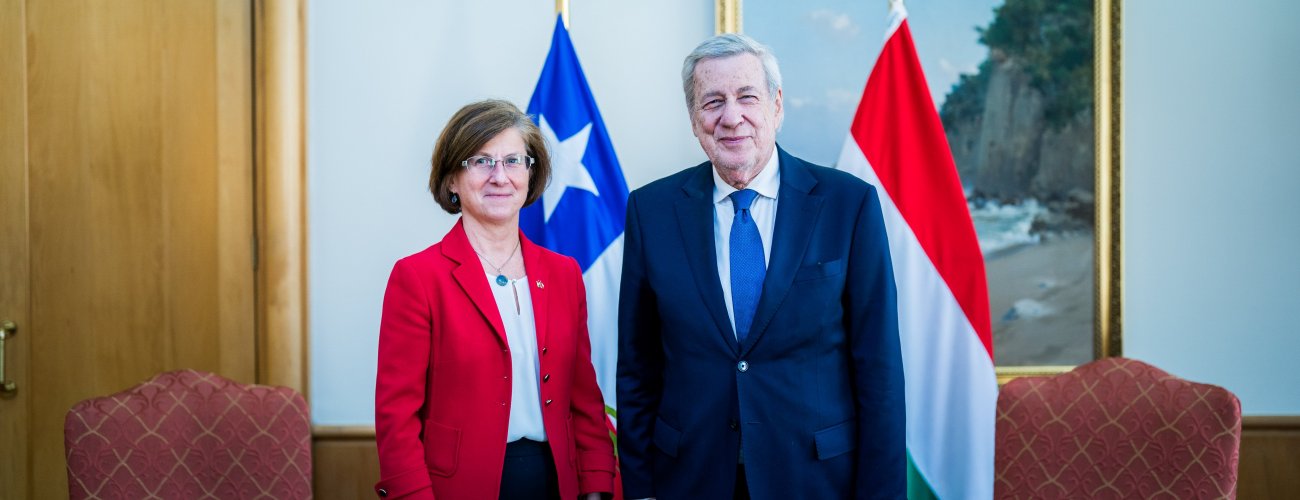 Canciller se reúne con la embajadora de Hungría