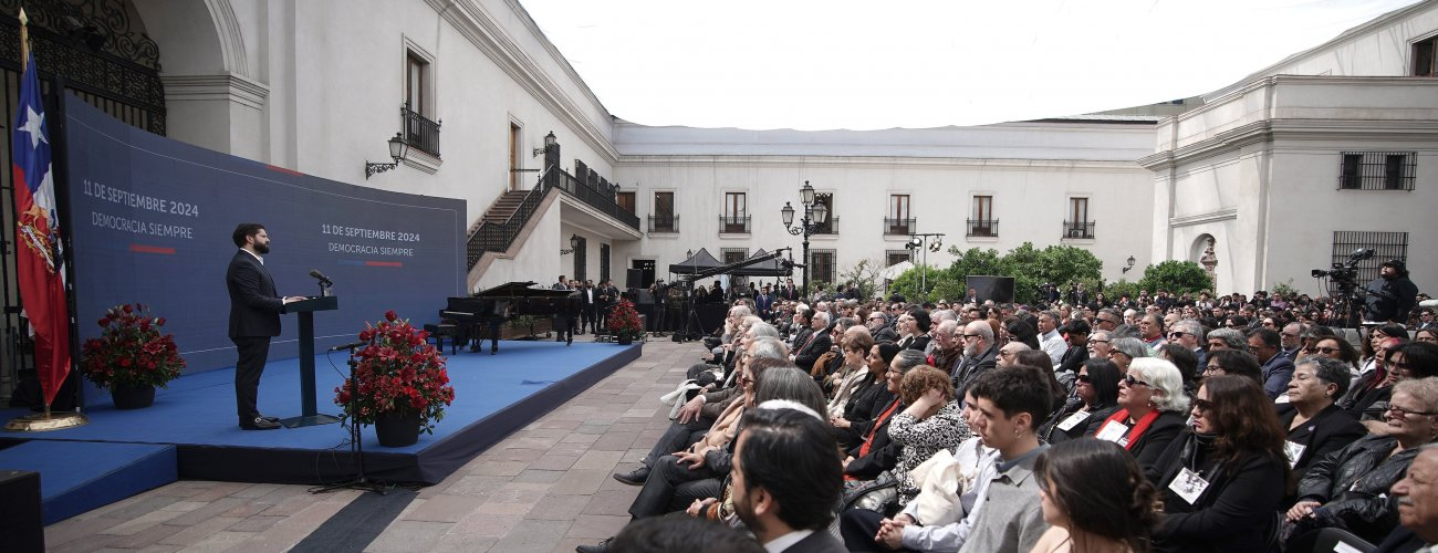 Autoridades participan en la conmemoración de los 51 años del Golpe de Estado en Chile