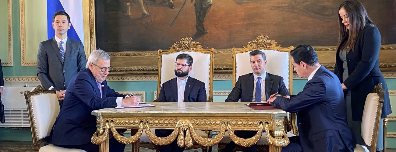 Canciller acompaña a Presidente Boric en su visita oficial a Paraguay