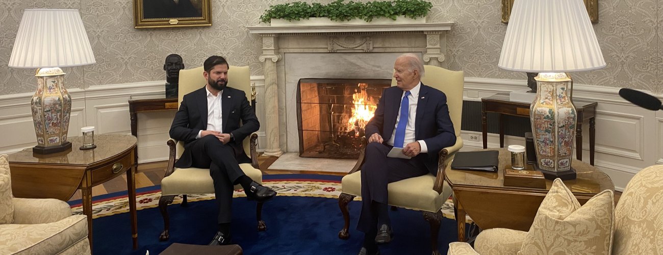 Canciller acompaña al Presidente Gabriel Boric en su bilateral con el Presidente Joe Biden