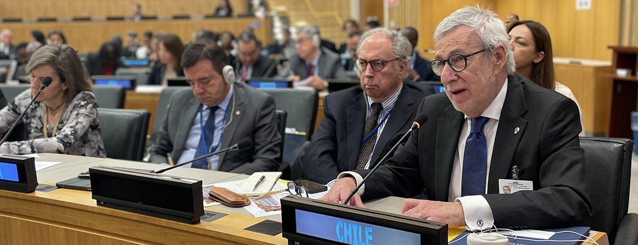 Canciller representa a Chile en múltiples reuniones durante la tercera jornada de la Asamblea General de las Naciones Unidas