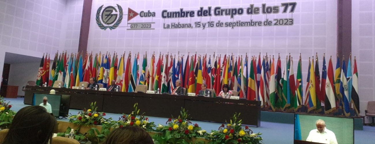 Secretario General de Política Exterior participó en la cumbre de jefes de Estado y de gobiernos de países miembros del G77 + China