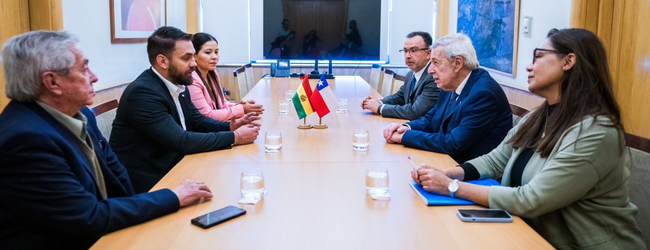Canciller se reúne con el ministro de Gobierno de Bolivia
