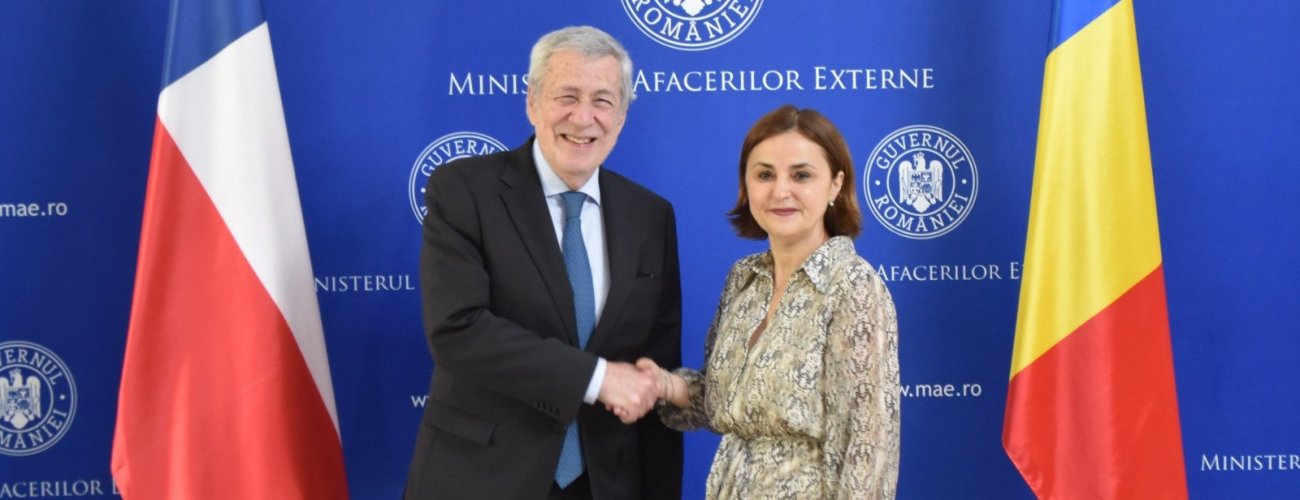 Canciller se reúne con ministra de Relaciones Exteriores de Rumanía y destaca el compromiso con los derechos humanos y el multilateralismo