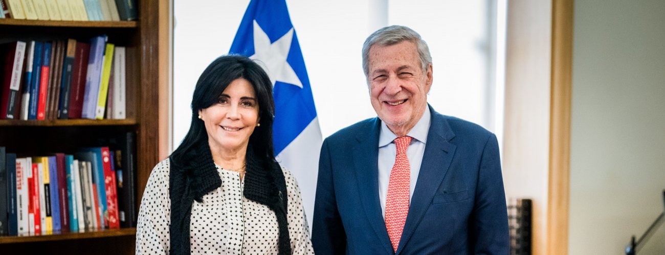 Ministro van Klaveren se reúne con directora ejecutiva de la Fundación Chilena del Pacífico