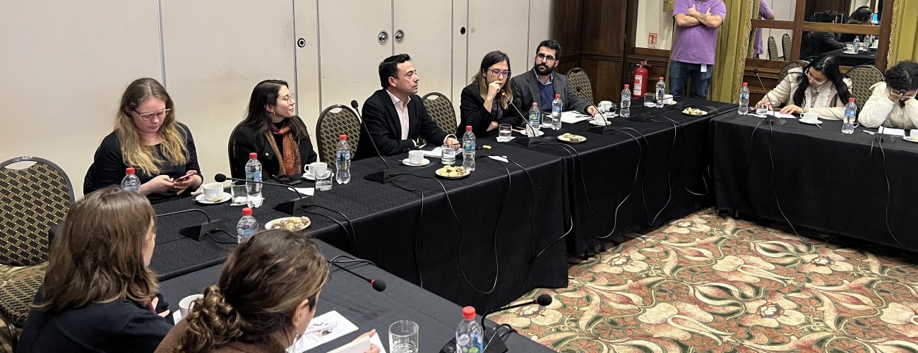Estudiantes de la Escuela de Políticas Públicas y Gobierno de la Fundación Getulio Vargas de Brasil realizan actividad en el Ministerio de Relaciones Exteriores