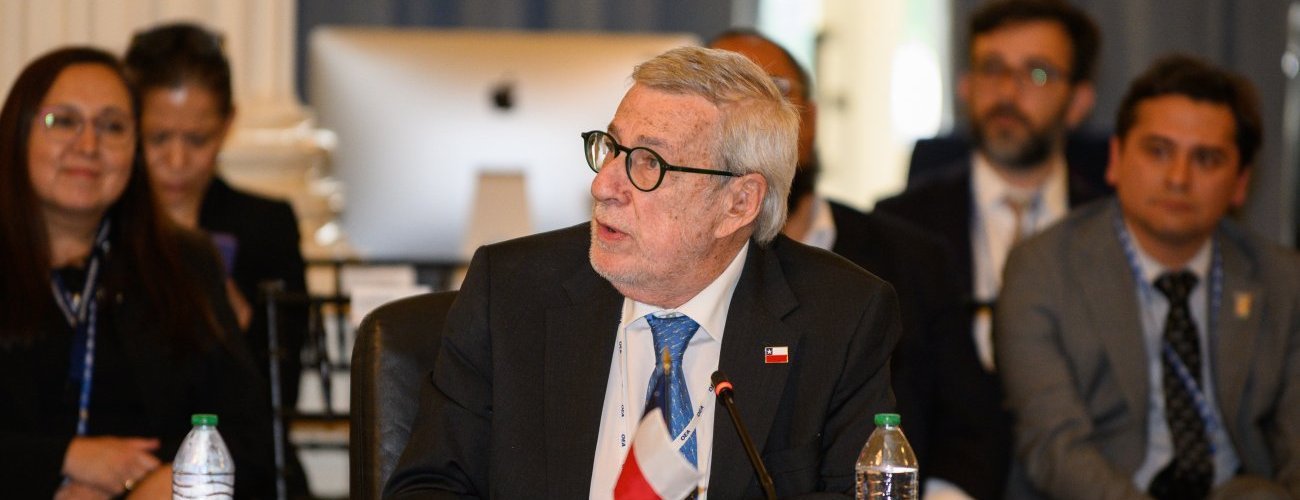 Canciller interviene en sesión plenaria de la Asamblea General de la OEA y llama a fortalecer el multilateralismo para abordar desafíos regionales