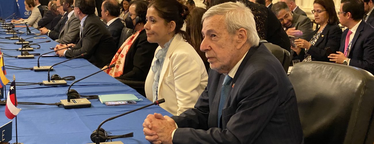 Canciller van Klaveren participa en sesión inaugural de la OEA