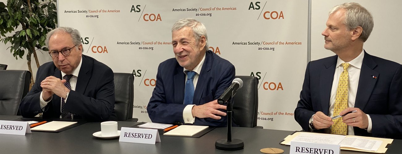 Canciller se reúne con inversionistas estadounidenses