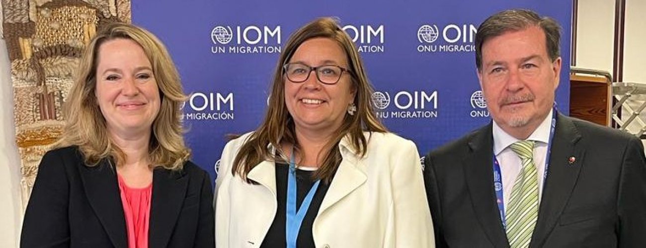 Embajador Wetzig se reúne con la directora electa de la OIM, Amy Pope
