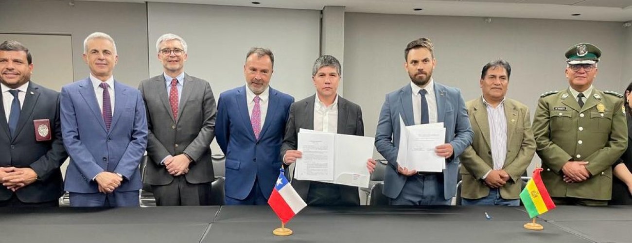 Chile y Bolivia sostienen reunión de alto nivel para abordar materias de seguridad
