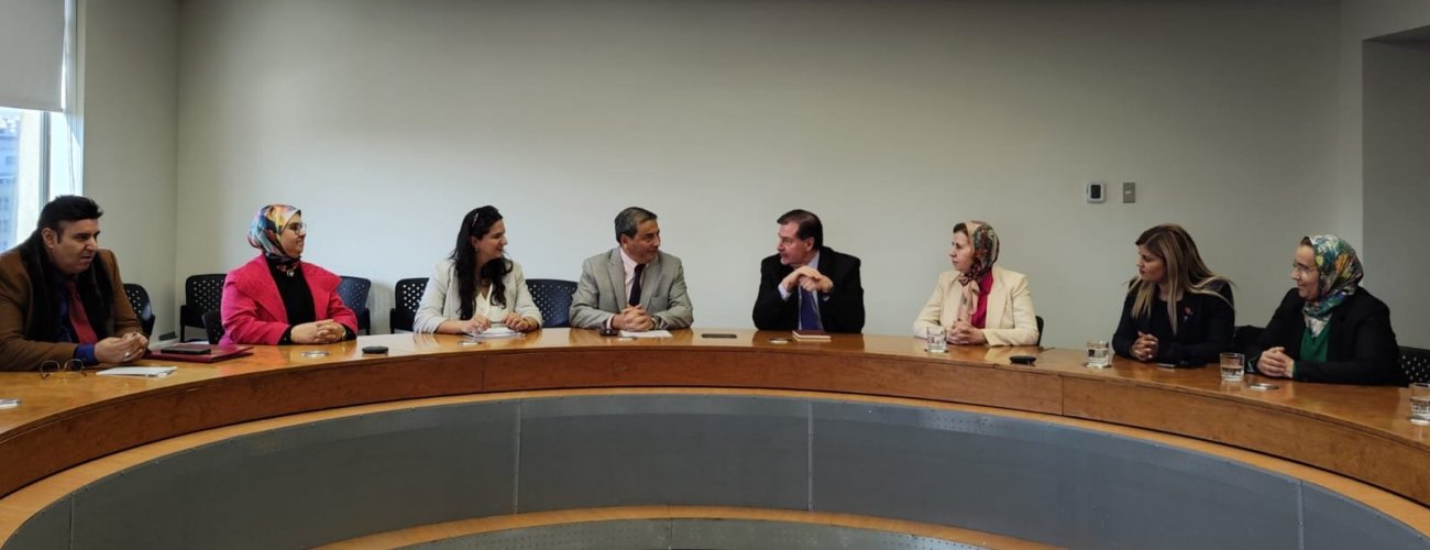 Subsecretario (s) Alex Wetzig se reúne con embajadora de Marruecos y delegación de diputados de ese país