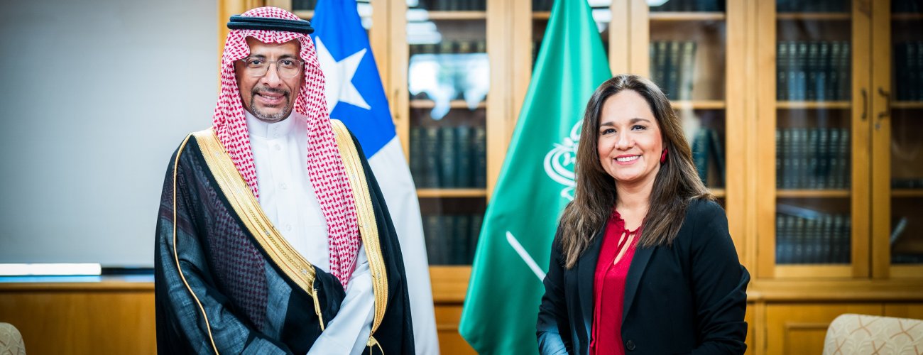 Canciller (s) sostiene audiencia con ministro de Industrias y Recursos Mineros de Arabia Saudita