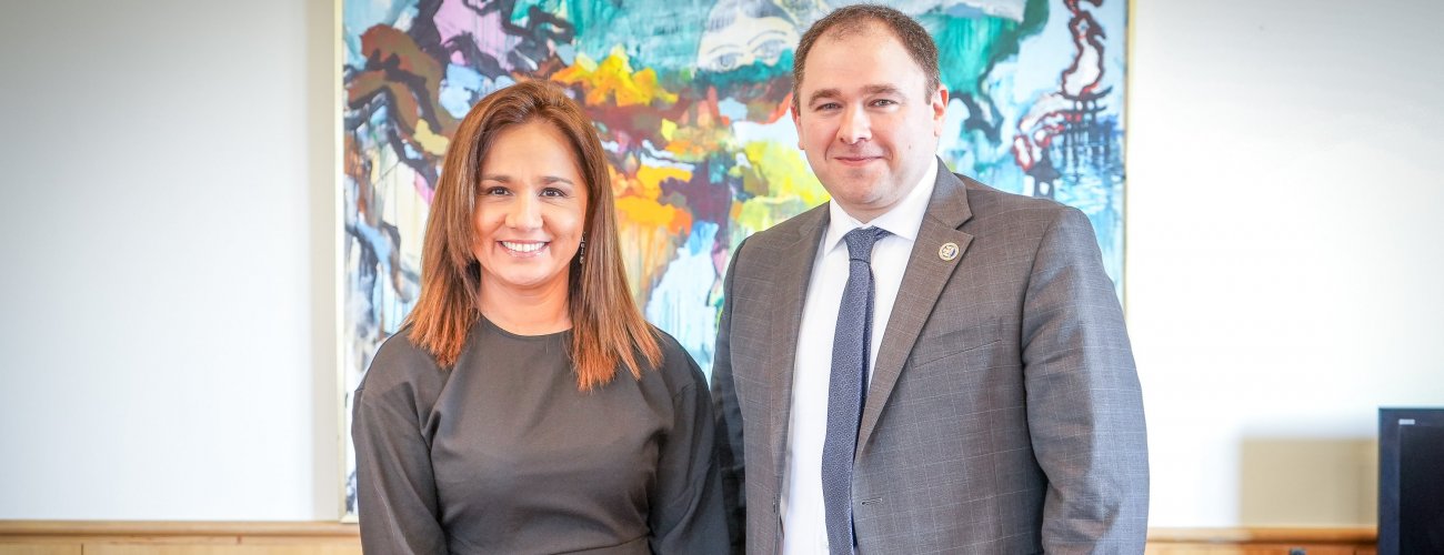 Subsecretaria Gloria de la Fuente recibe al Presidente del Comité de Relaciones Exteriores del Parlamento de Georgia
