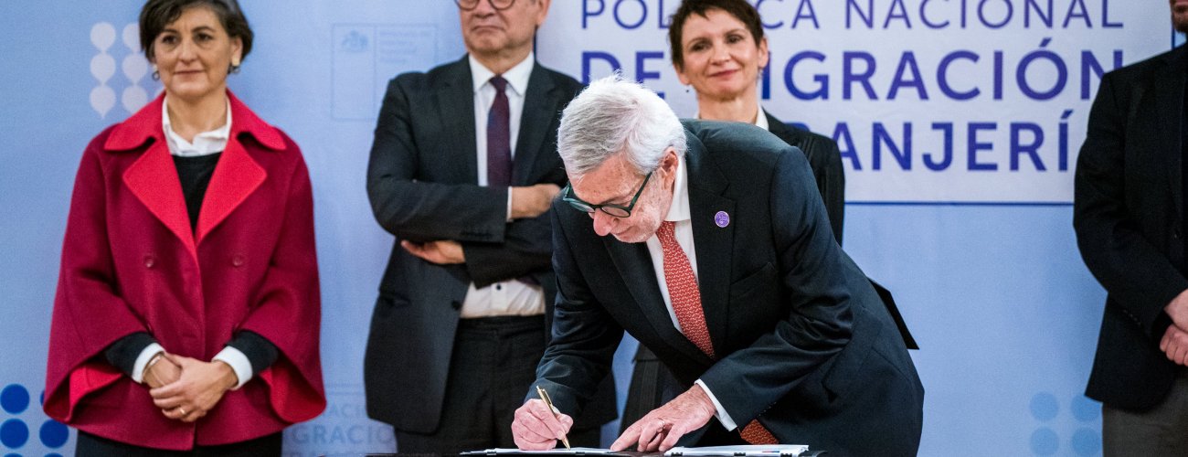 Canciller Alberto van Klaveren participa en lanzamiento de la Política Nacional de Migraciones y Extranjería