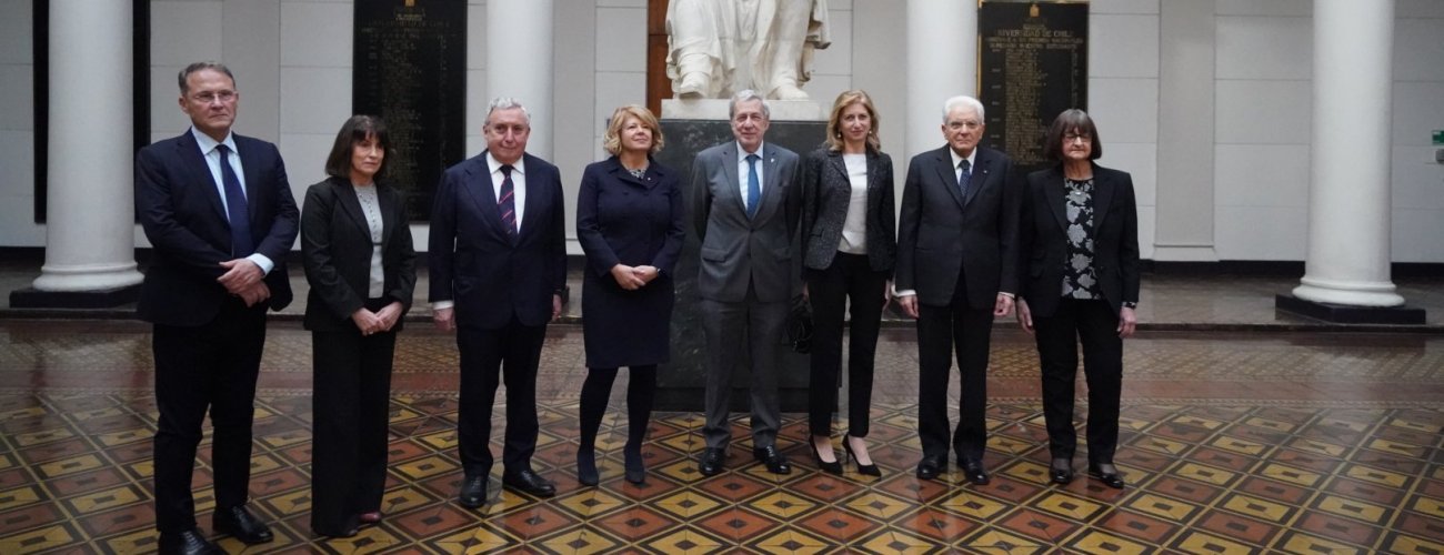 Canciller Alberto van Klaveren participa en charla magistral del Presidente de Italia sobre la relación entre América Latina y Europa