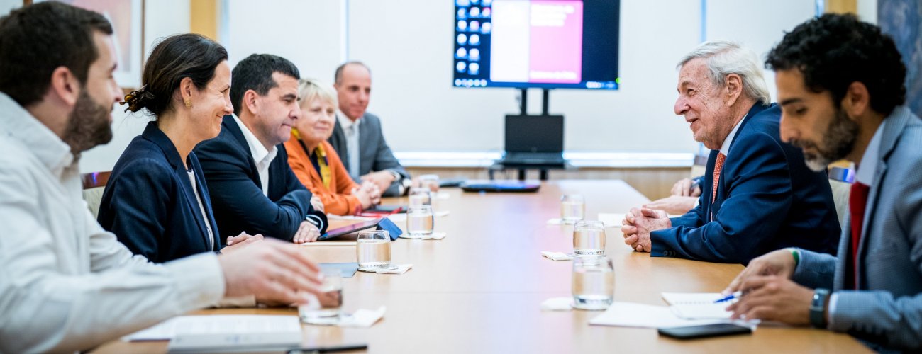 Canciller Alberto van Klaveren se reúne con representantes de la Cámara Chilena Norteamericana de Comercio