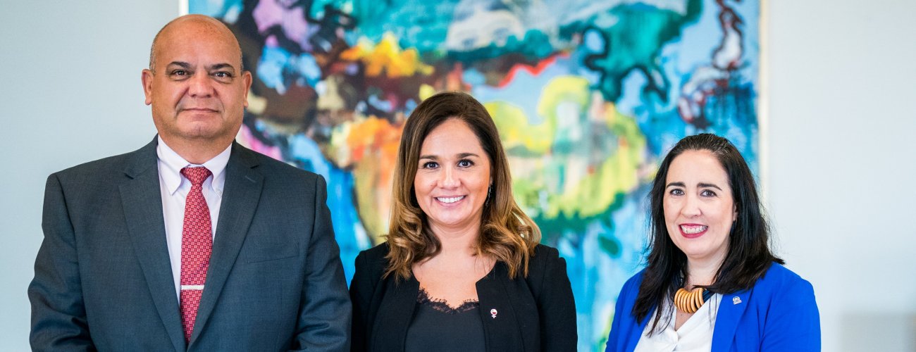 Subsecretaria Gloria de la Fuente se reúne con Director Regional de ACNUR