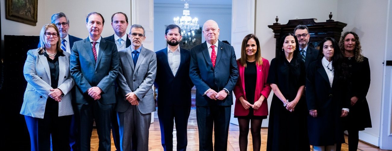 Canciller (s) Gloria de la Fuente acompaña al Presidente Gabriel Boric en reunión con delegación de la Corte Interamericana de Derechos Humanos