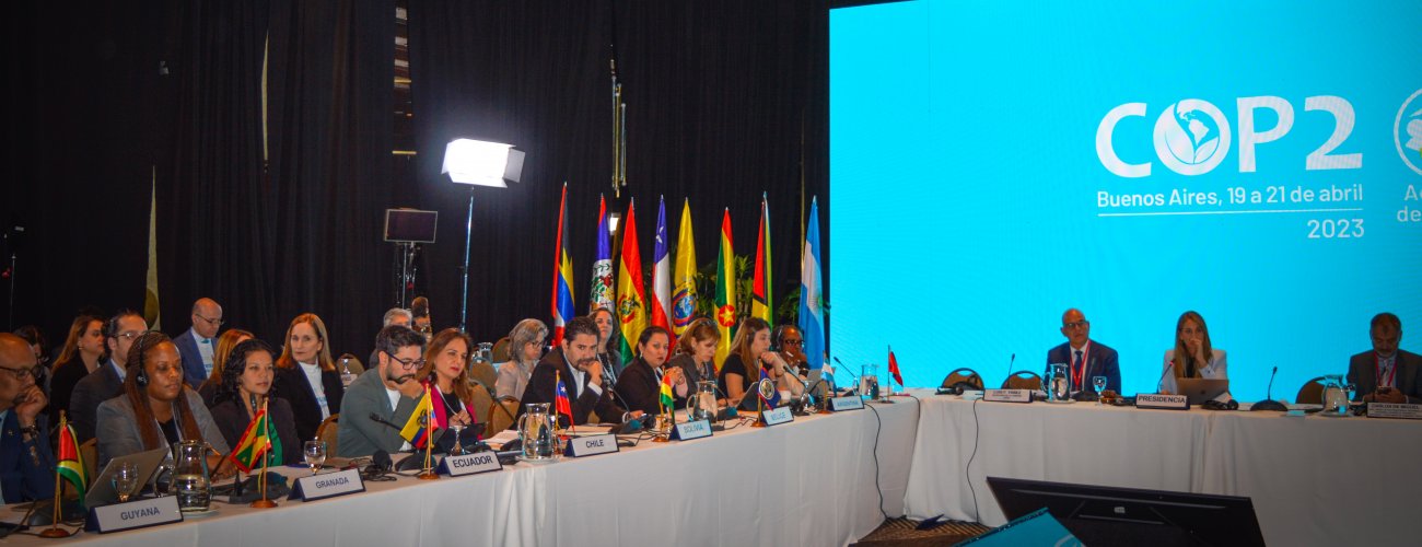 Chile debuta como Estado Parte en la COP2 de Escazú