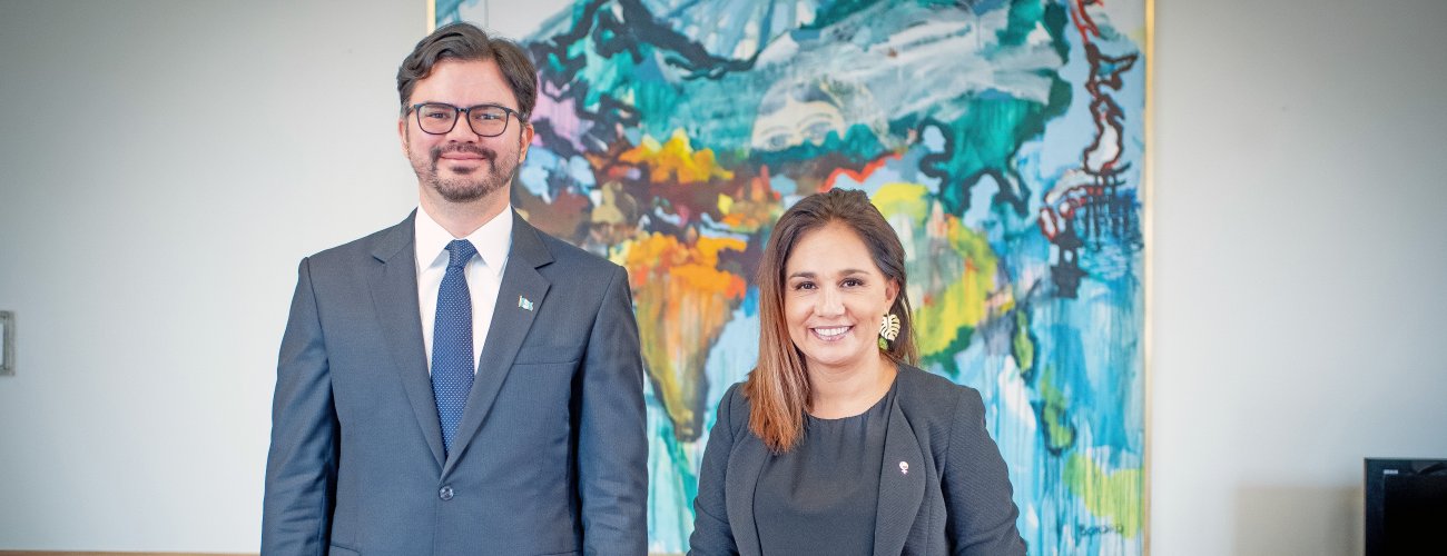 Subsecretaria Gloria de la Fuente se reúne con Embajador de Guatemala en Chile
