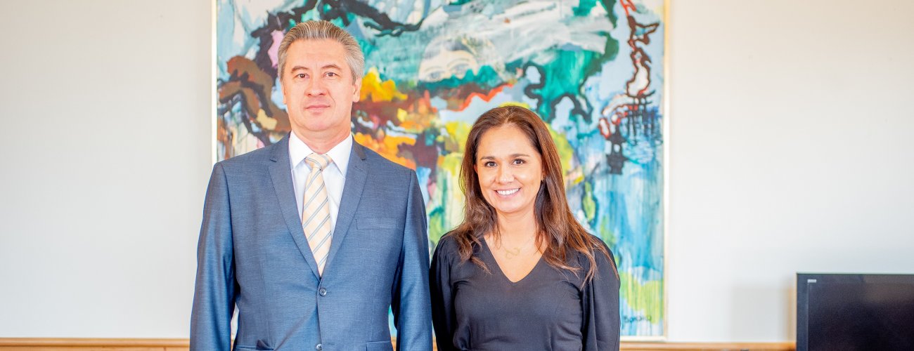 Subsecretaria Gloria de la Fuente se reúne con Encargado de Negocios de Ucrania en Chile