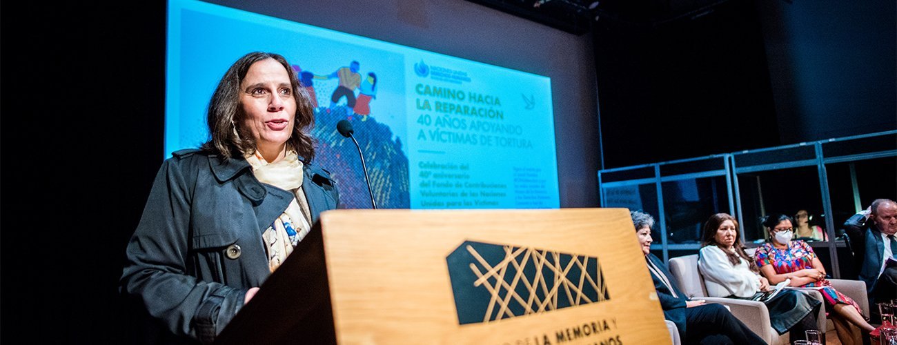 Canciller Antonia Urrejola participa en conmemoración de los 40 años del Fondo Voluntario de la ONU para las Víctimas de la Tortura