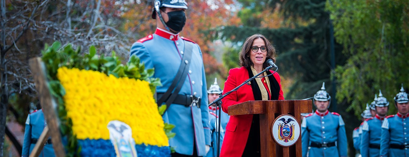 Canciller Antonia Urrejola participa de la conmemoración del bicentenario de la Batalla Pichincha