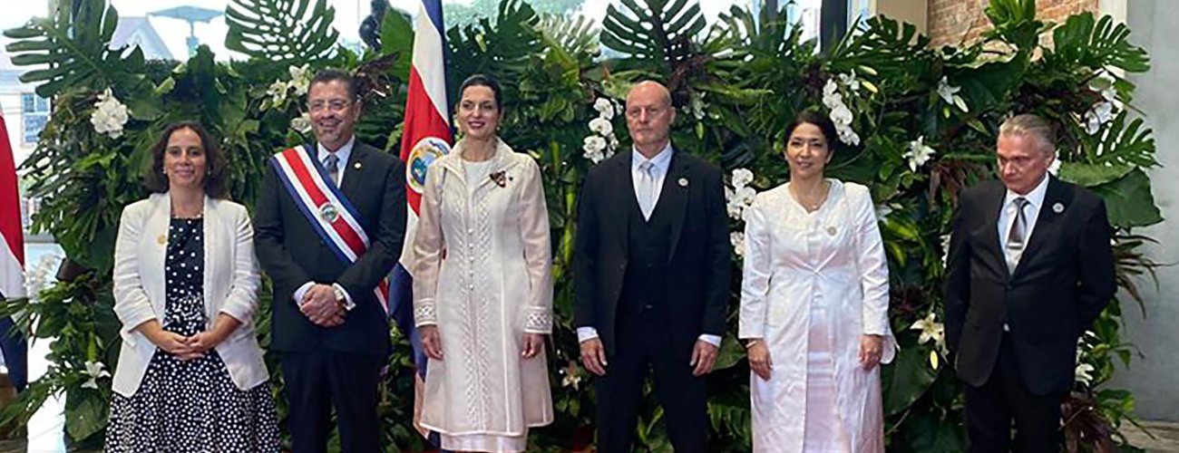 Ministra Antonia Urrejola participa de traspaso de mando presidencial en Costa Rica