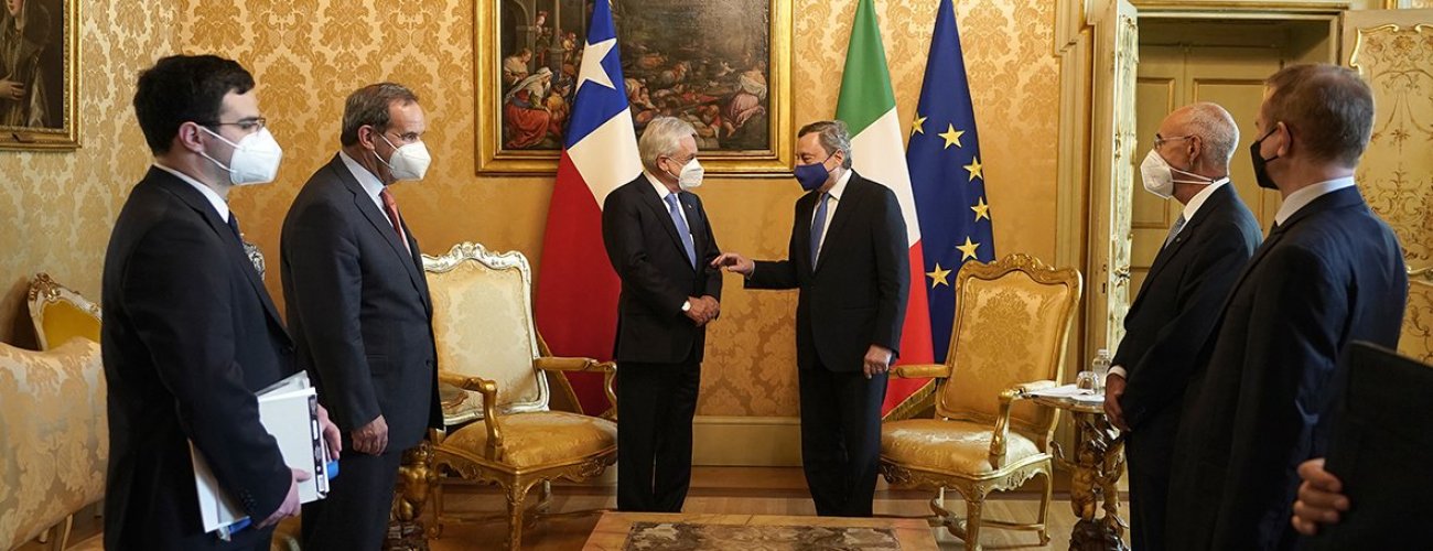 Canciller Allamand participa de encuentros con el Primer Ministro y el Presidente de Italia