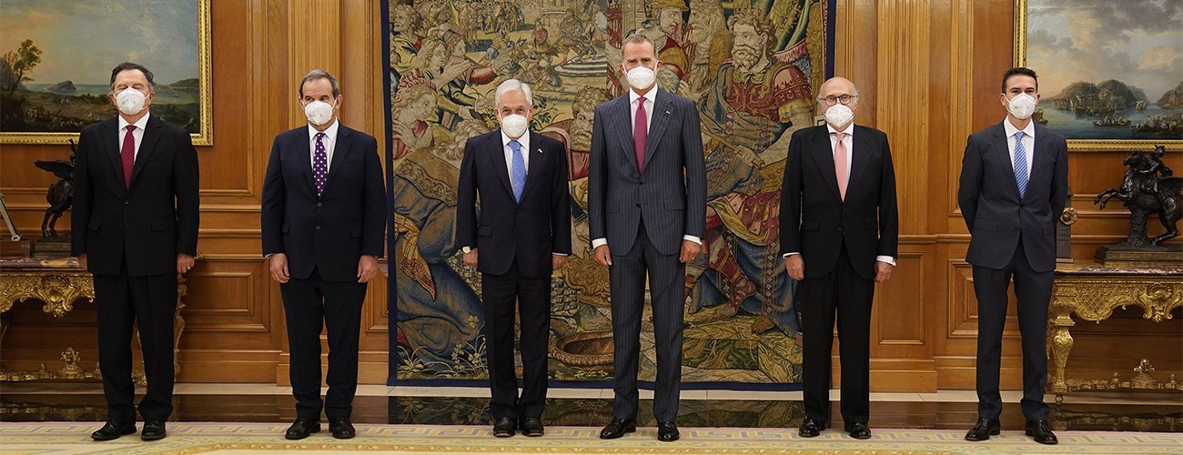 Ministro Allamand acompaña a Presidente Piñera a encuentros con el Rey Felipe VI y el Presidente del Gobierno Español