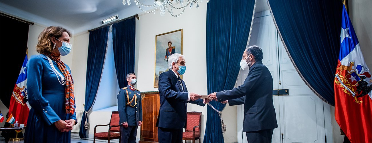 Subsecretaria Carolina Valdivia participa en recepción de Cartas Credenciales de nuevos embajadores en Chile