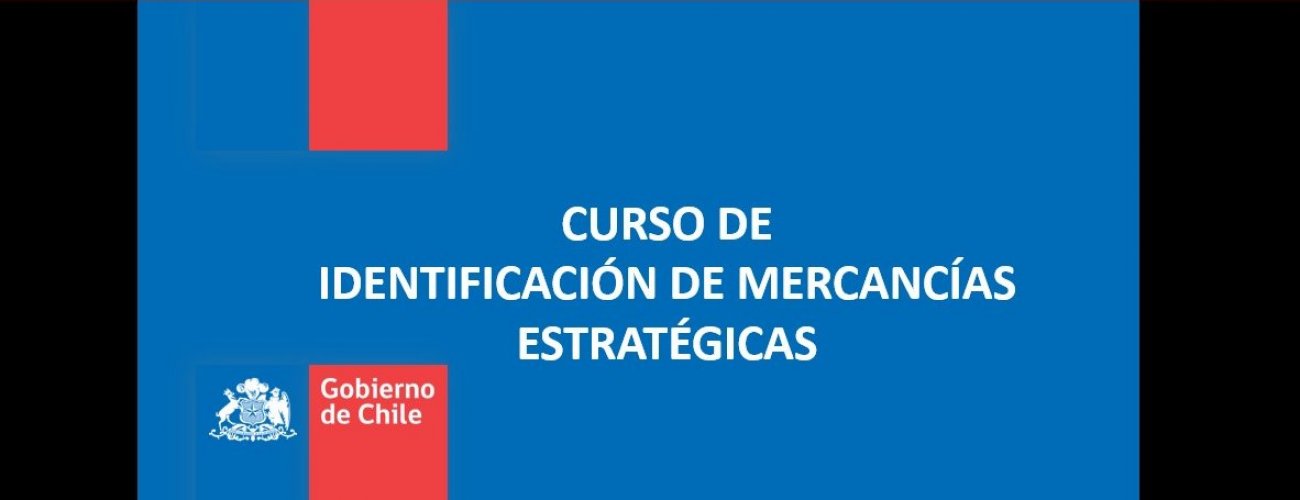 Concluye la primera versión en línea del Curso de Identificación de Mercancías Estratégicas