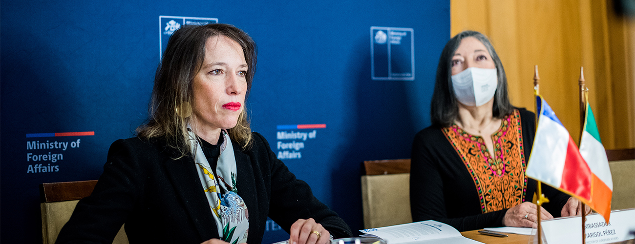 Subsecretaria Valdivia preside VI Ronda de Consultas Políticas con Irlanda