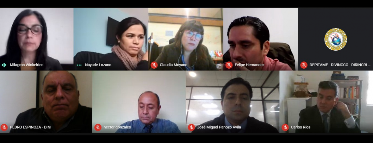Se desarrolló primera reunión de la mesa de trabajo sobre tráfico ilícito de armas, municiones y explosivos entre Chile y Perú