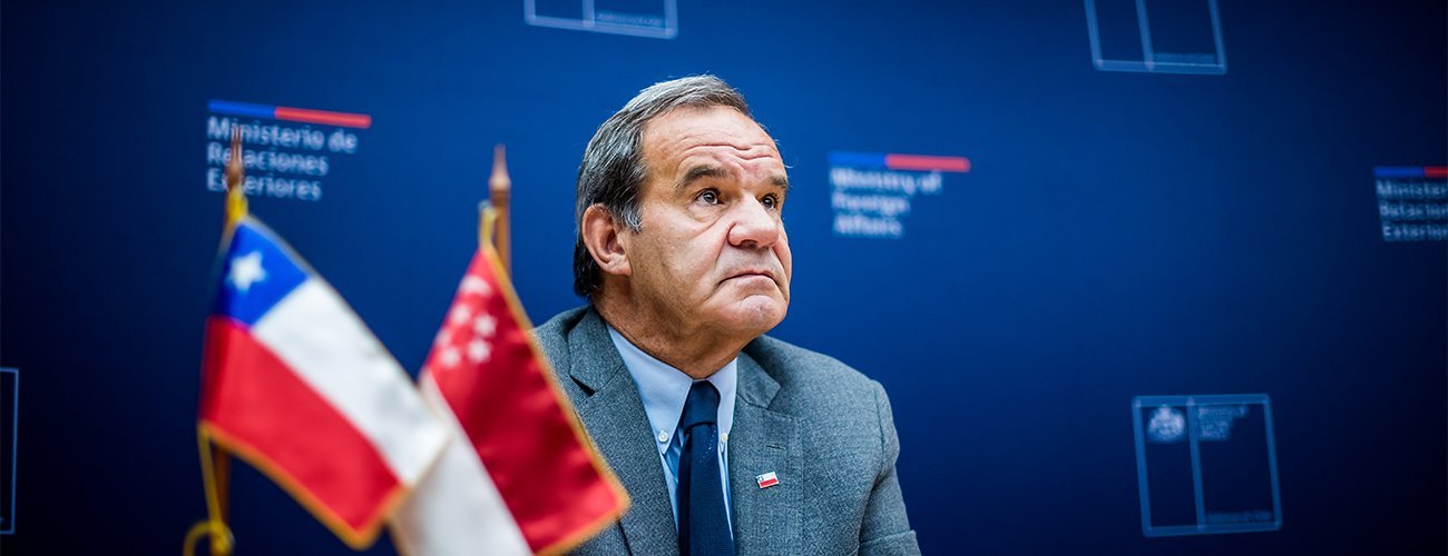 Canciller Allamand sostiene encuentro virtual con Ministro de Comercio de Singapur